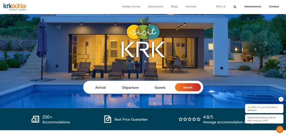 Visit Krk / Krk Adria — prikaz projekta