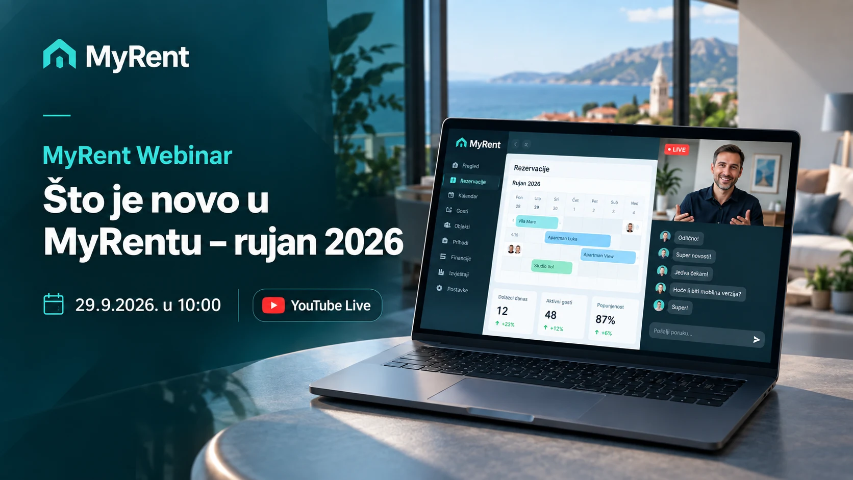 MyRent Webinar: Što je novo u MyRentu – rujan 2026